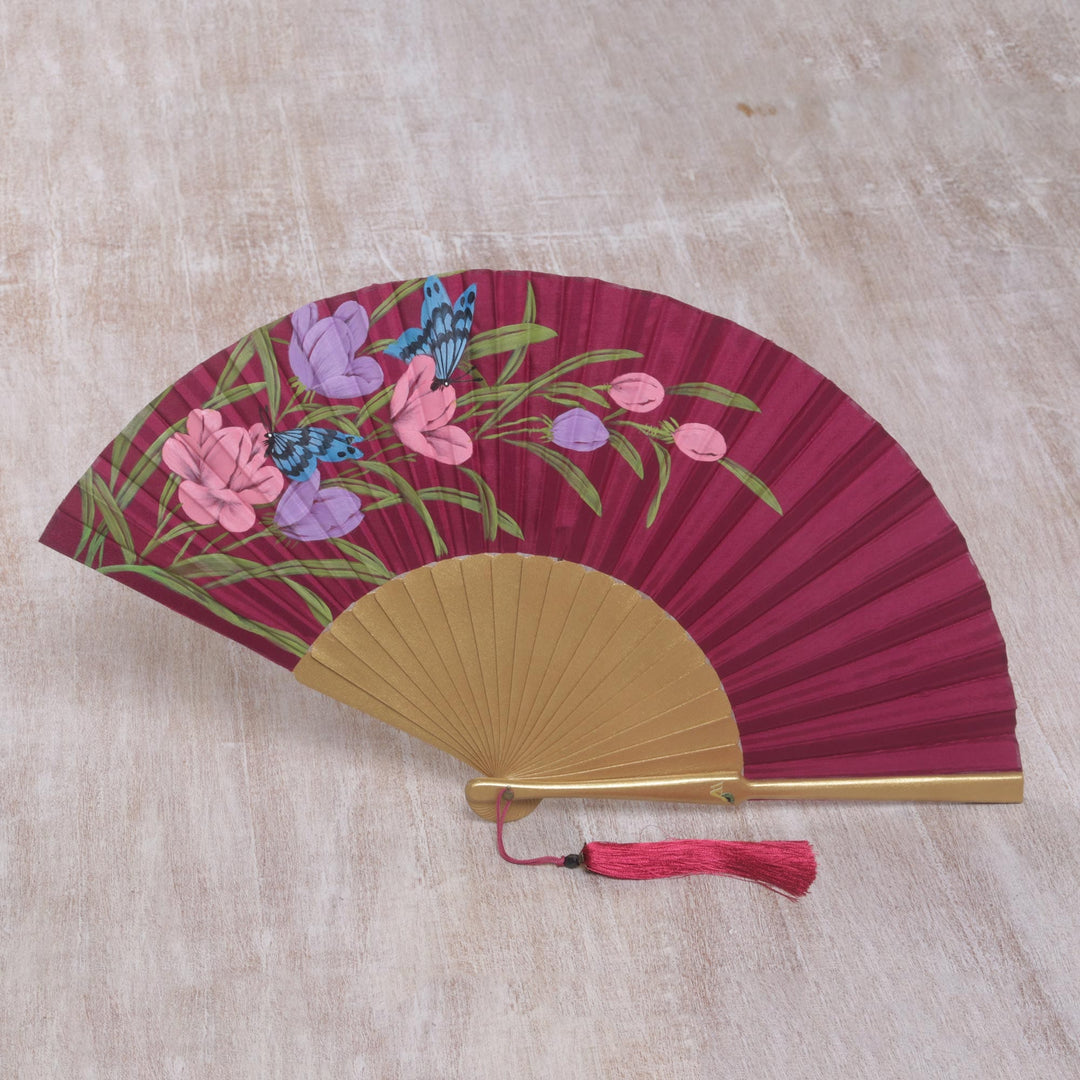 Empress Garden in Maroon