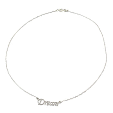 Handcrafted Inspirational Sterling Silver Pendant Necklace - Live Your Dream