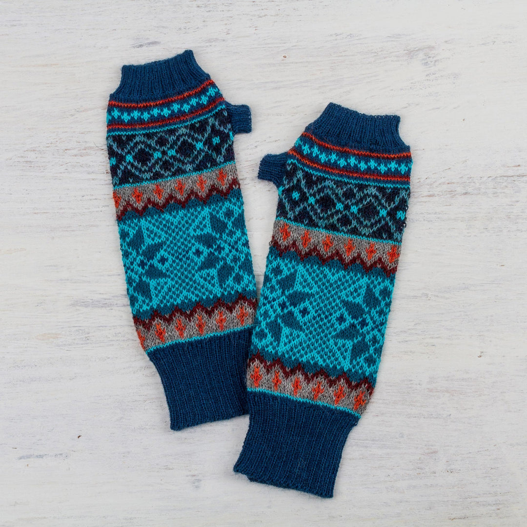 Peruvian fingerless shop gloves