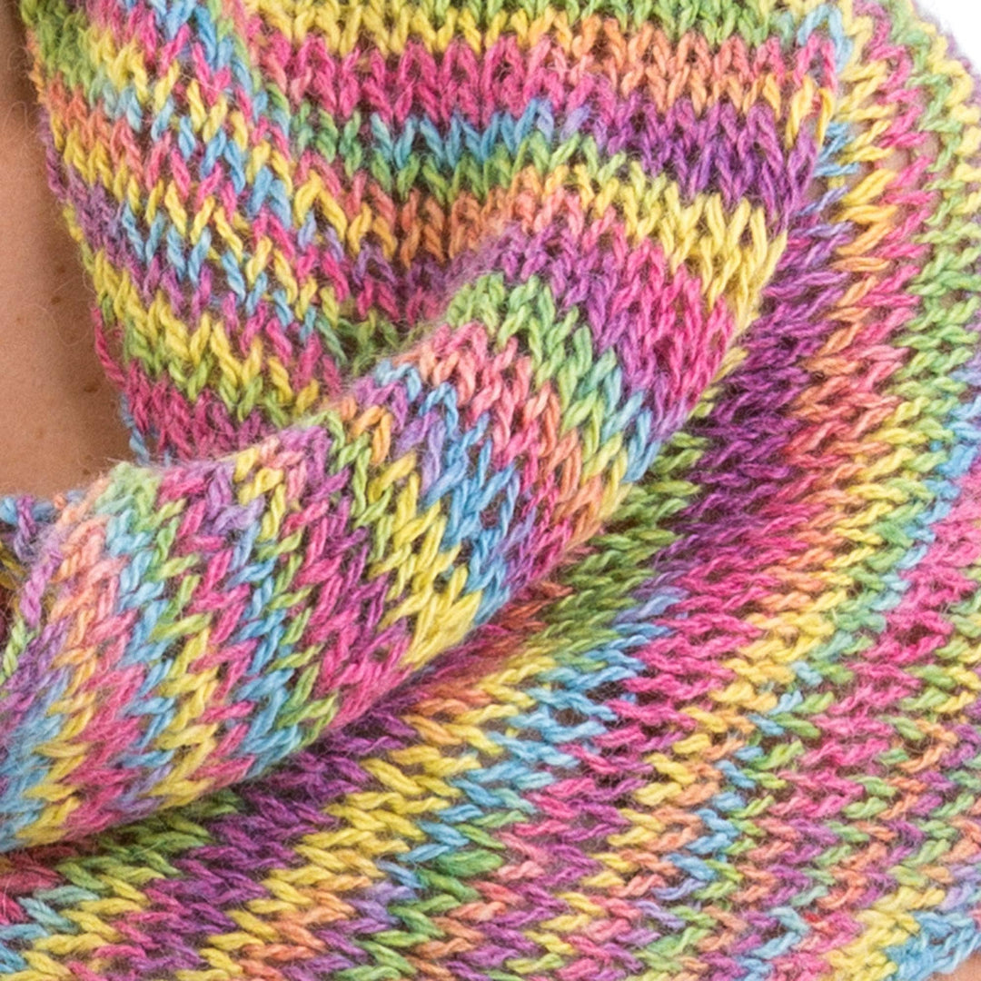 Naturally Colored Alpaca Wool Shawl by Peruvian Artisans - Natural Color