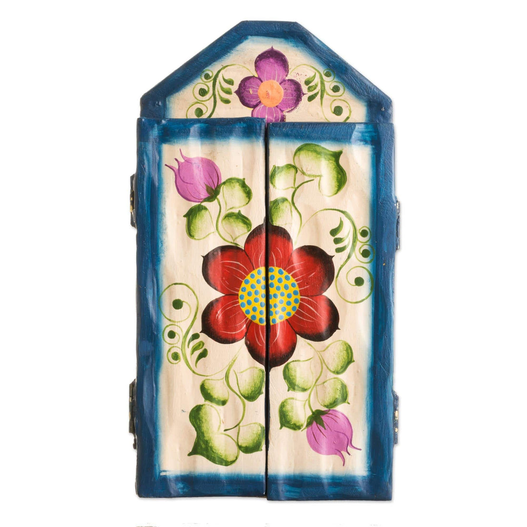 Handcrafted Christmas Manger Scene Retablo Diorama - Nativity in the Highlands