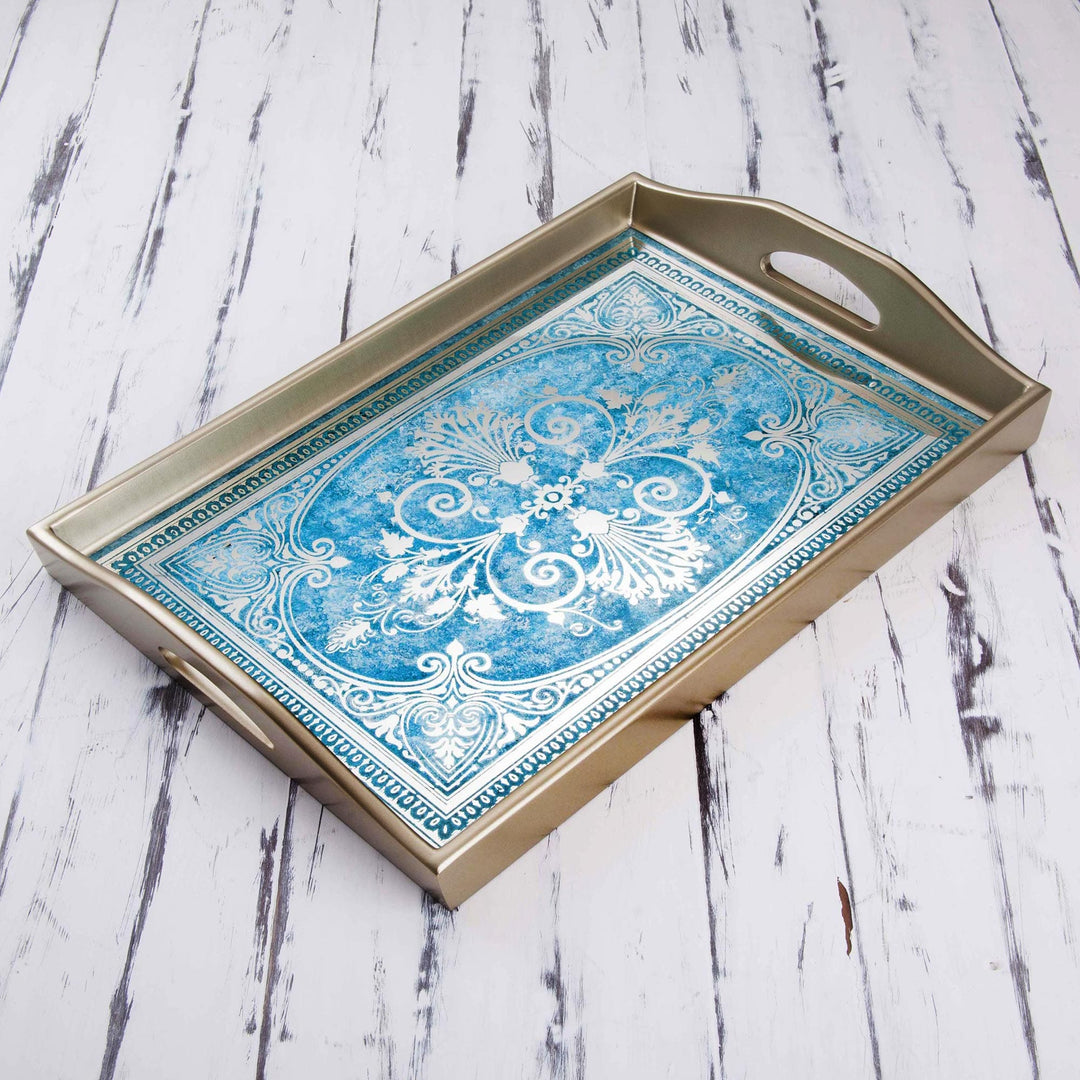 Floral Marvel in Silver