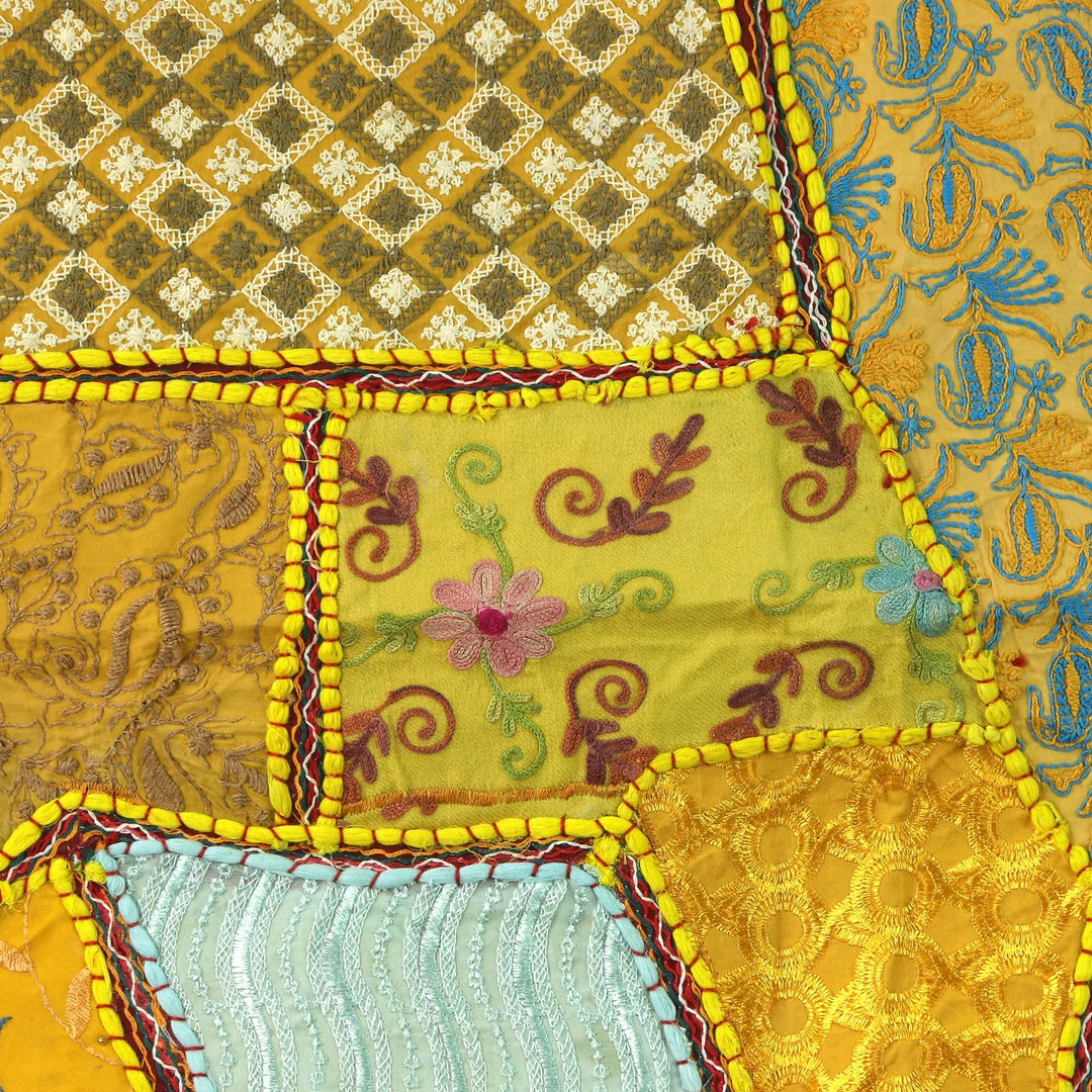 Recycled Patchwork Elephant Wall Hanging - Fabulous Elephant