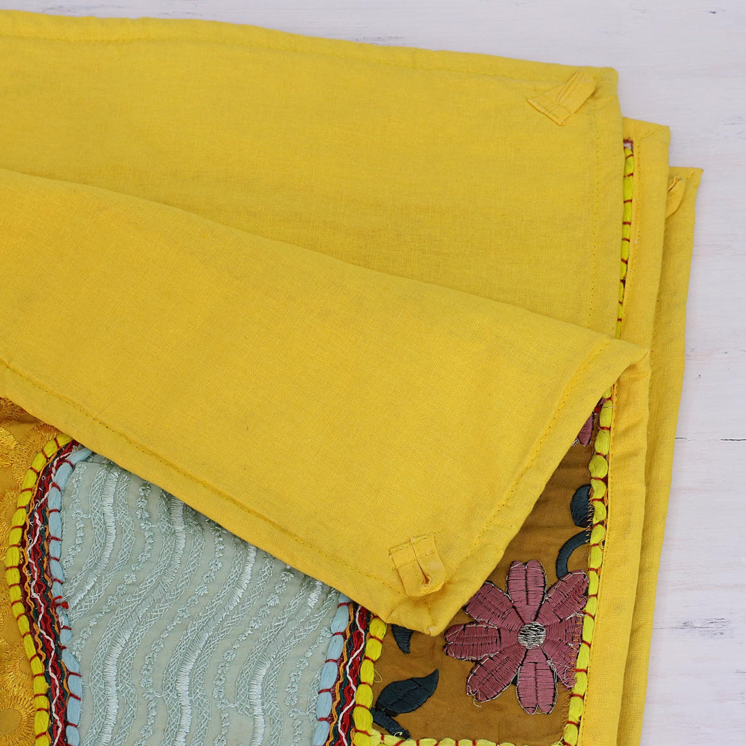 Recycled Patchwork Elephant Wall Hanging - Fabulous Elephant