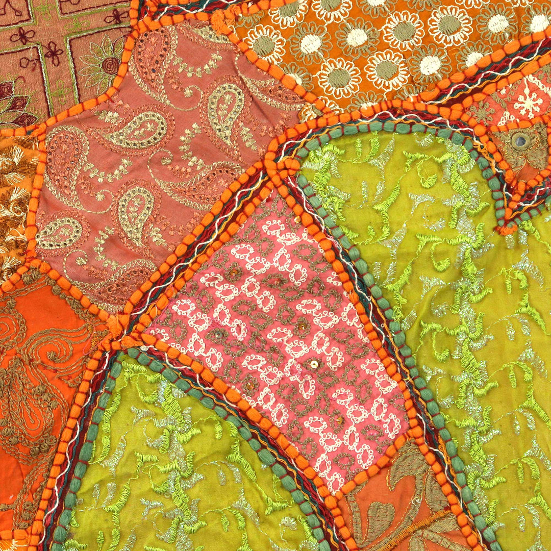 Recycled Patchwork Elephant Wall Hanging - Astounding Elephant