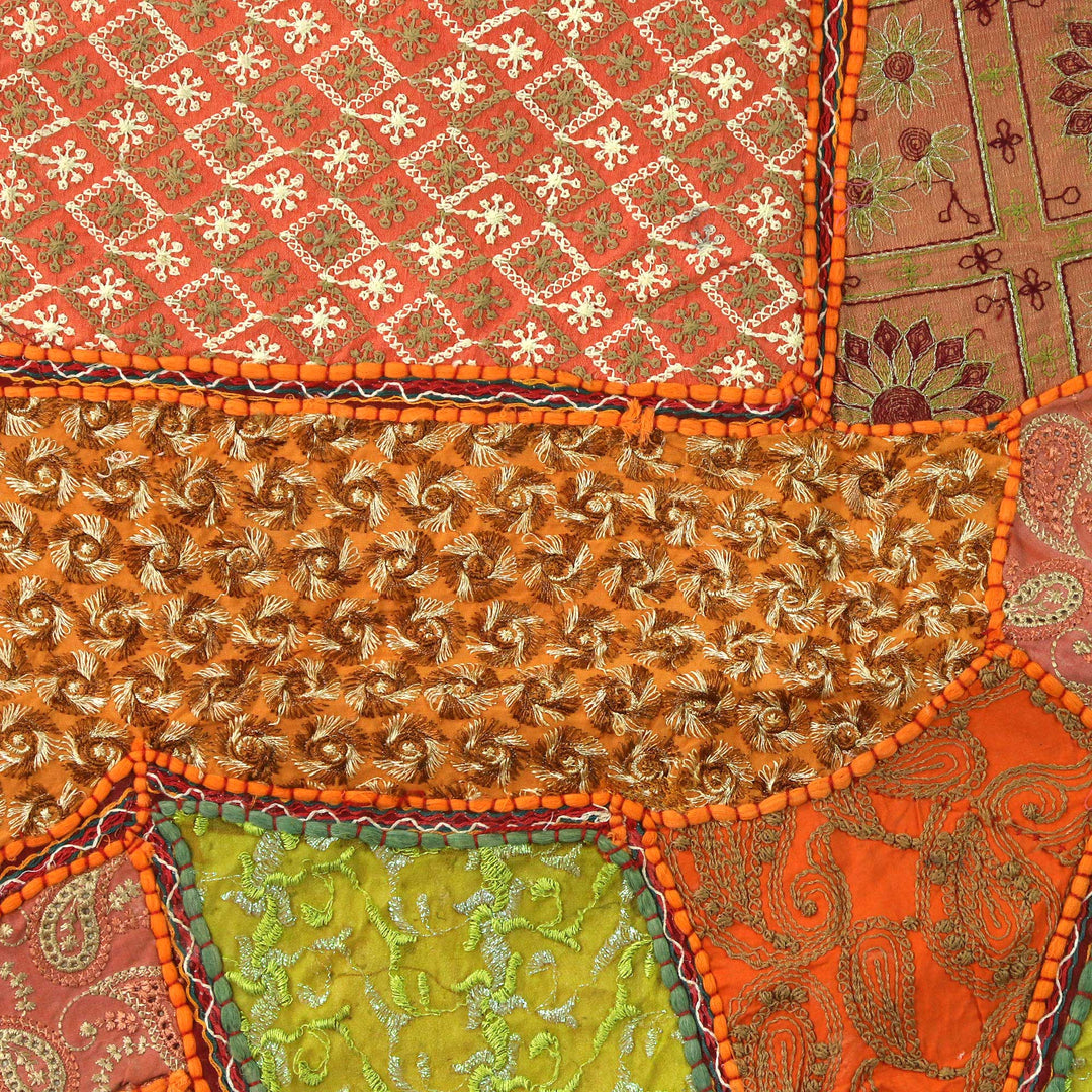 Recycled Patchwork Elephant Wall Hanging - Astounding Elephant