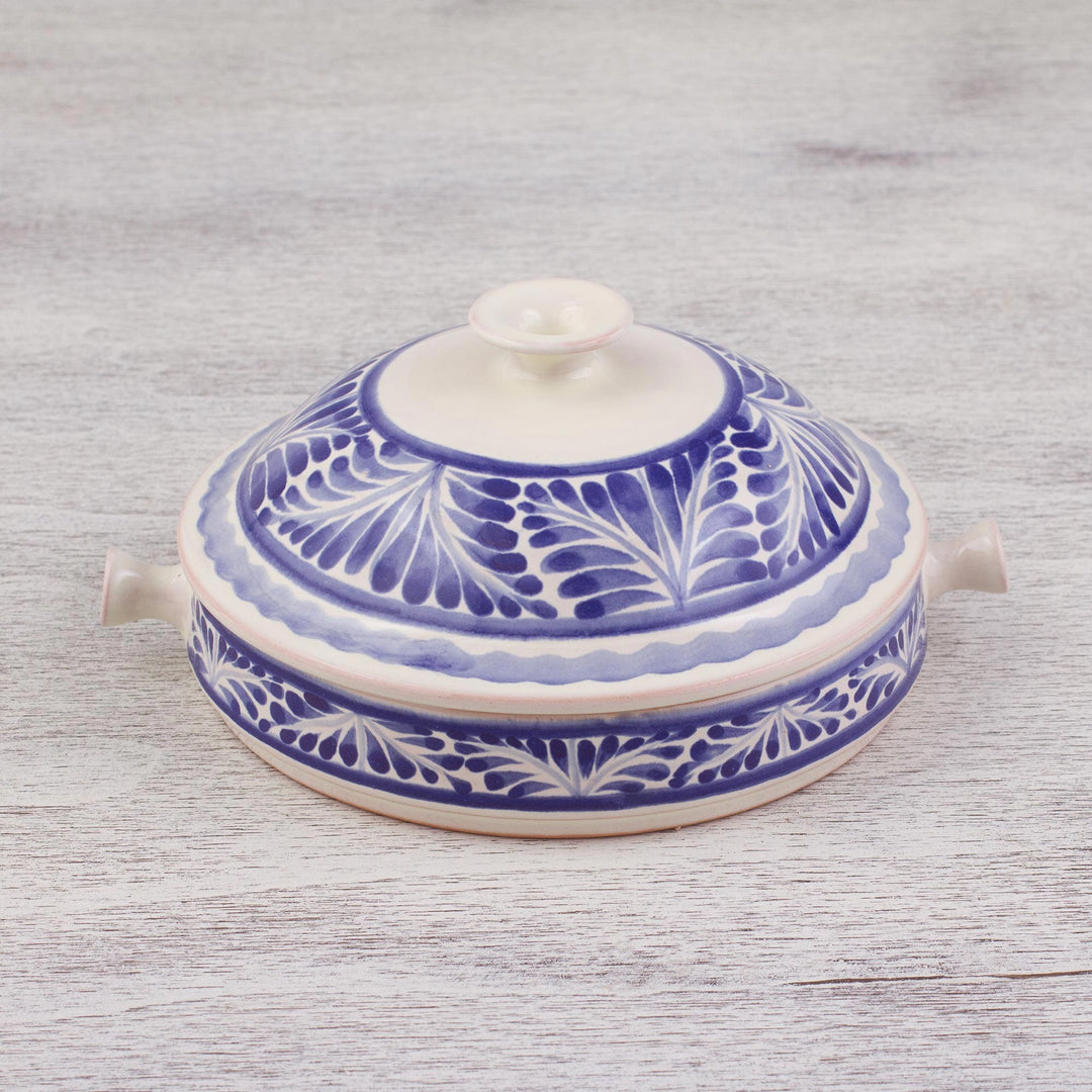 Hand-Painted 6.5 Inch Majolica Salsa Bowl from Mexico - Taste of Mexico