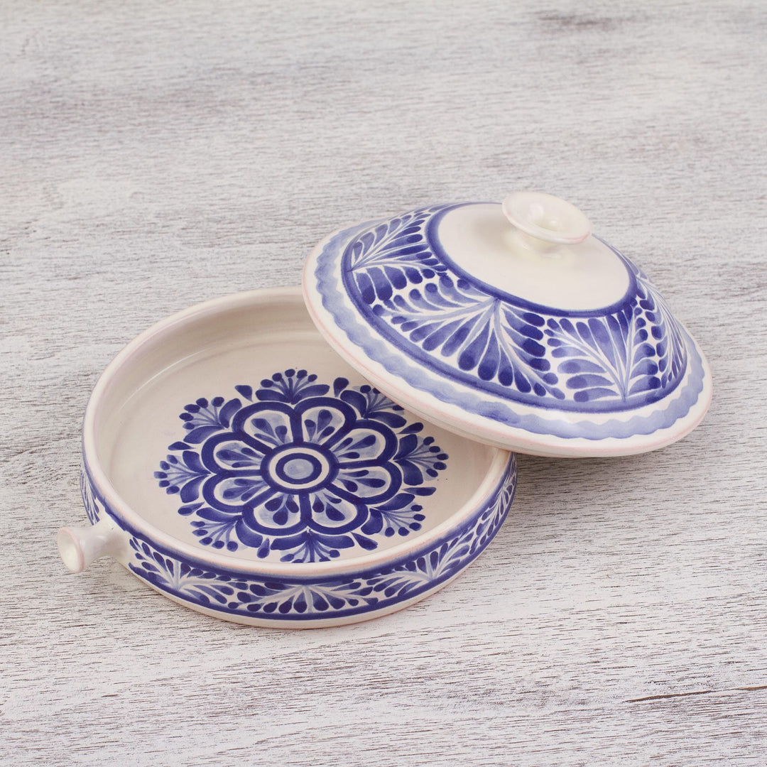 Hand-Painted 6.5 Inch Majolica Salsa Bowl from Mexico - Taste of Mexico