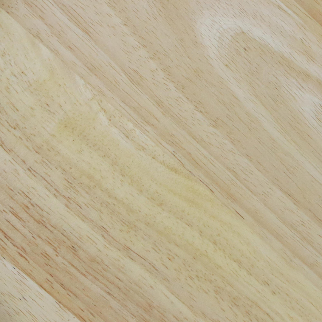 Four Handcrafted Round Rubberwood Plates from Thailand - Circle Delight
