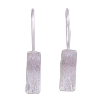 Simple Sterling Silver Drop Earrings - Simple Element