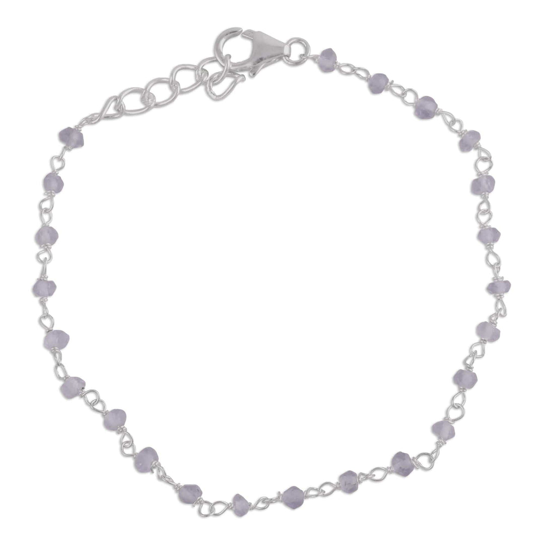 Handmade Adjustable Labradorite Link Bracelet - Beautiful Saga