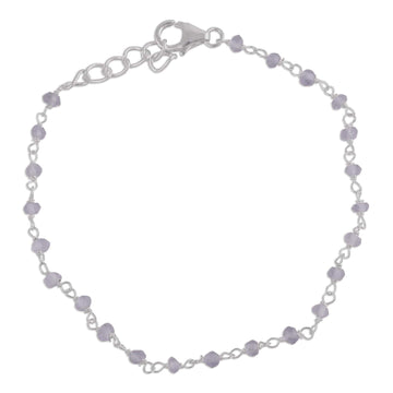 Handmade Adjustable Labradorite Link Bracelet - Beautiful Saga