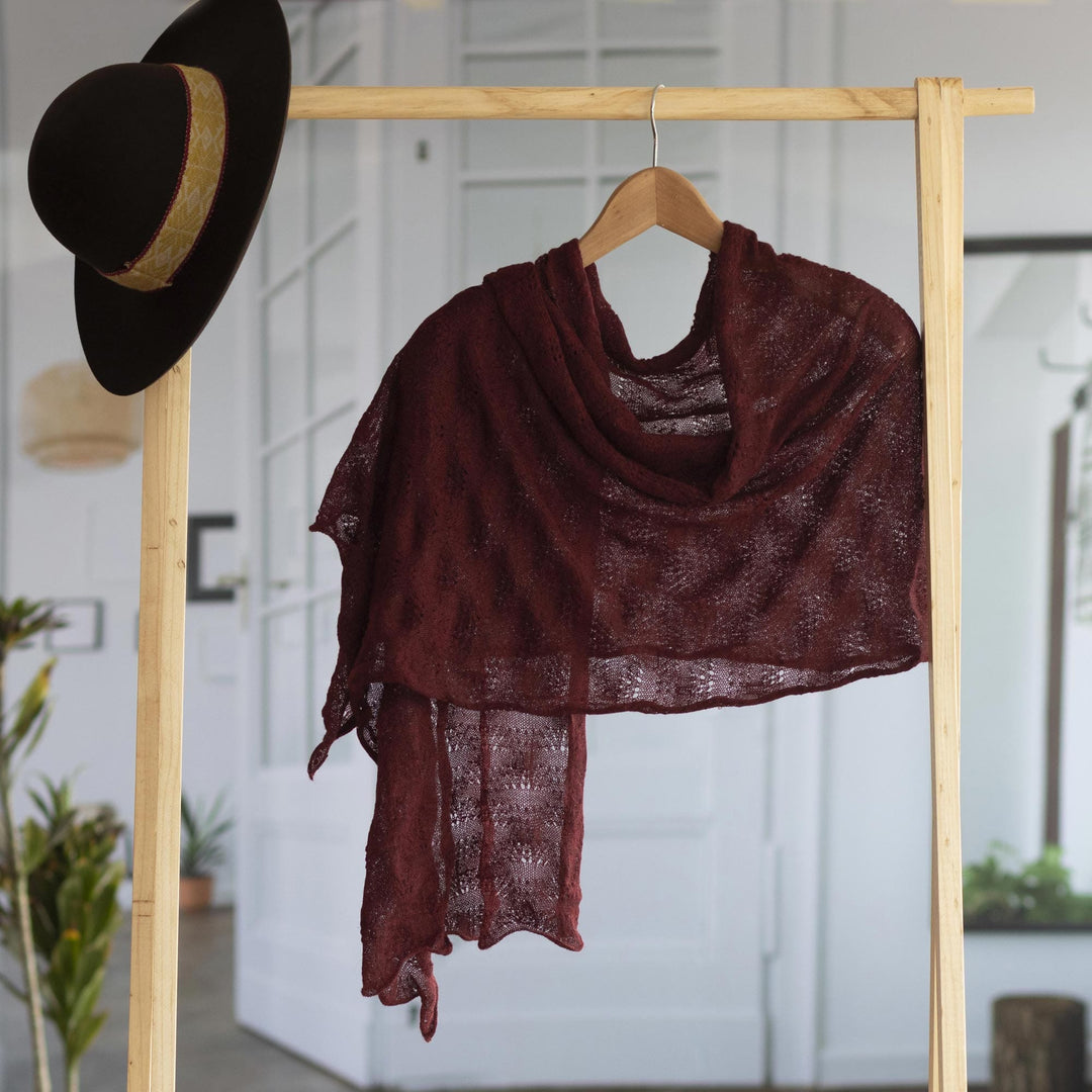 Afternoon Chic in Maroon