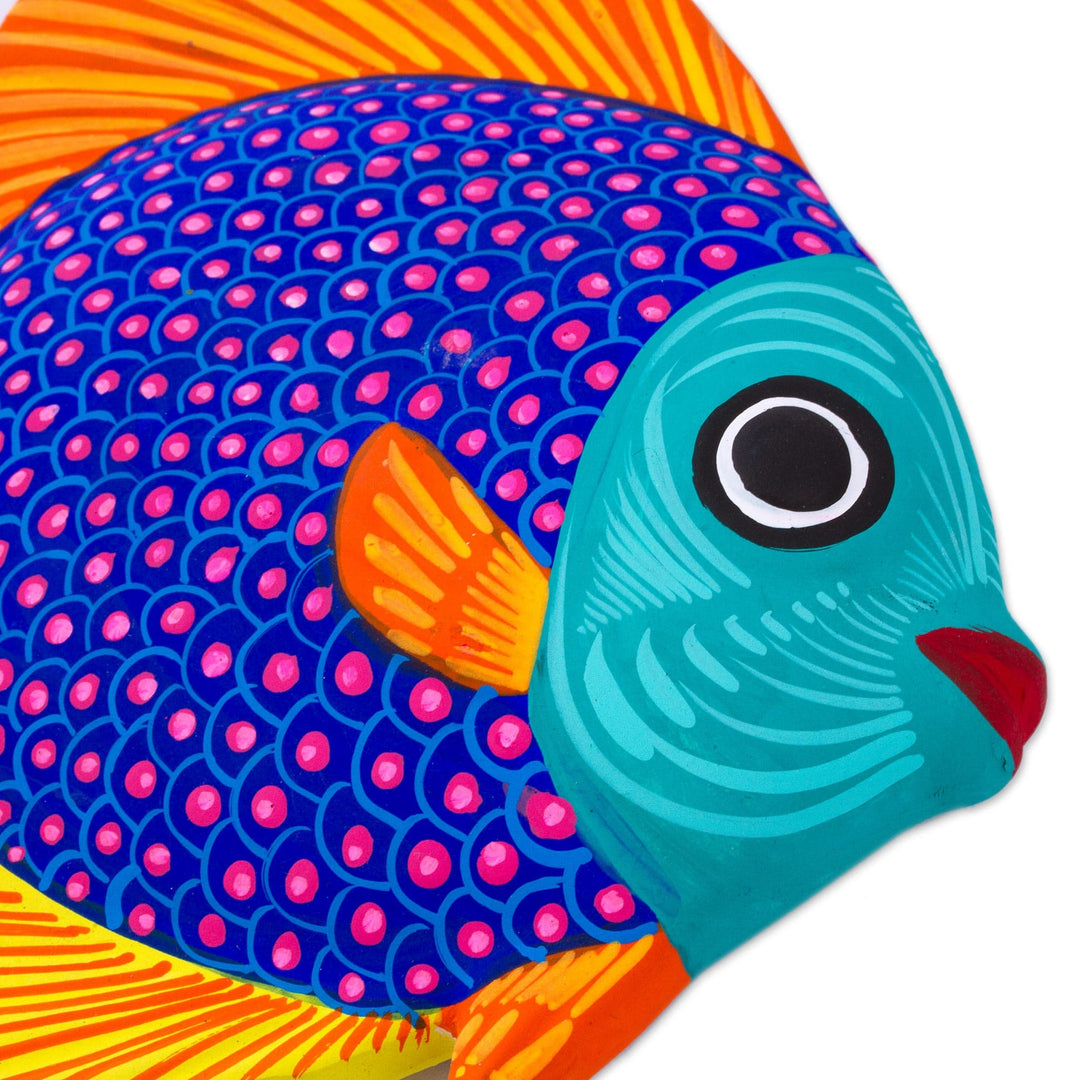Multicolor Ceramic Fish Wall Decor from Mexico (Set of 3) - Fish of the Sea