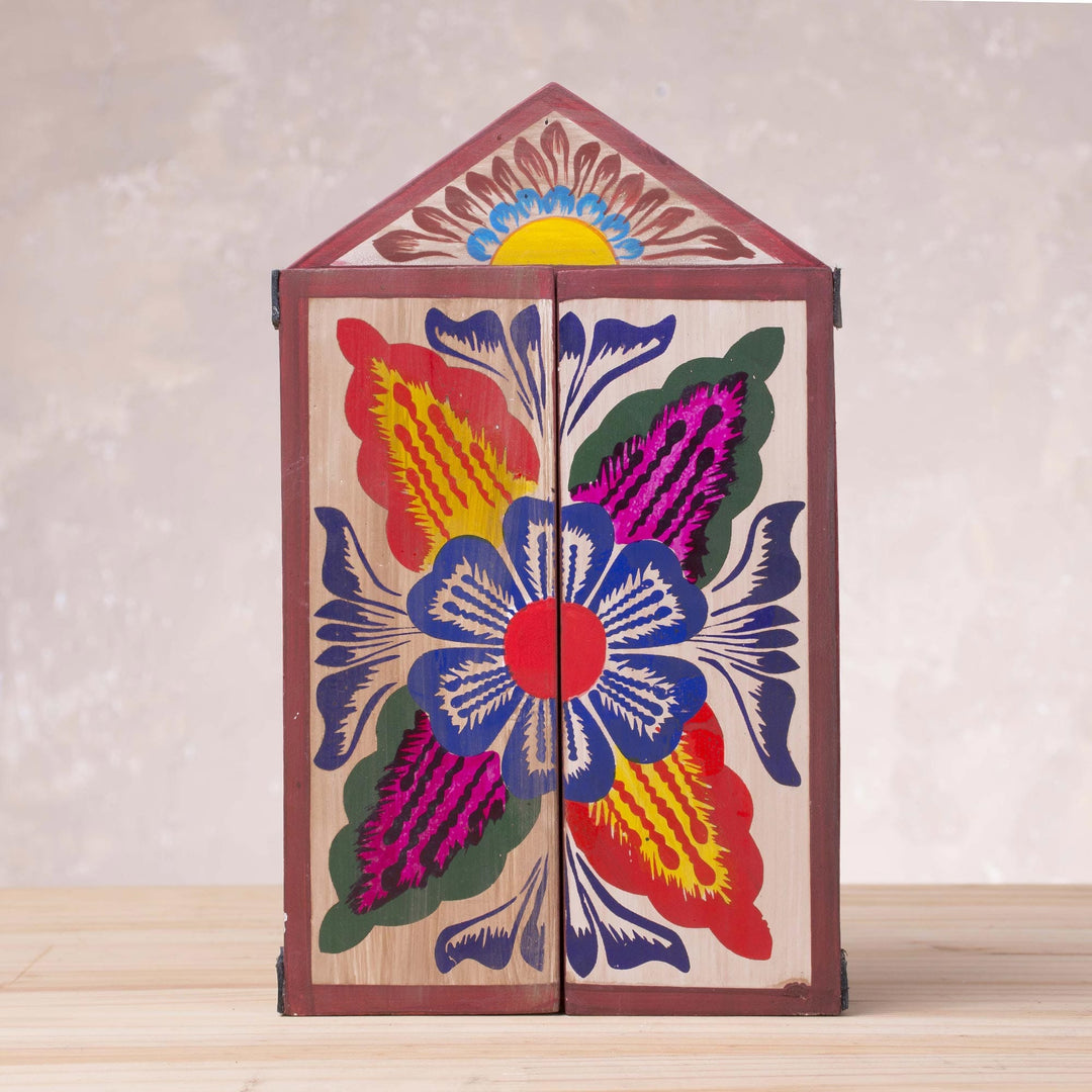 Wood and Plaster Dance Retablo from Peru - Christmas in Peru