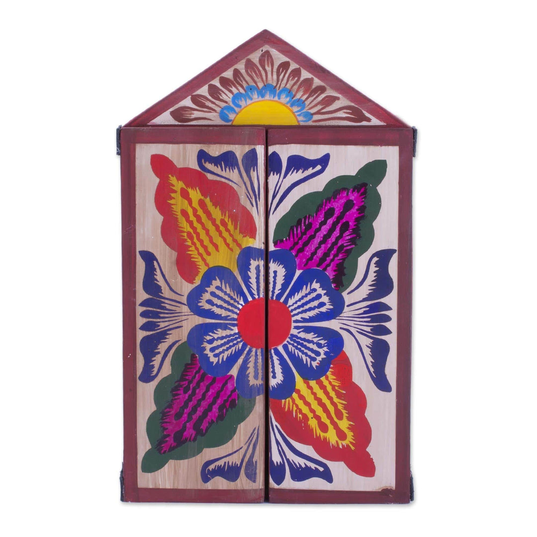 Wood and Plaster Dance Retablo from Peru - Christmas in Peru