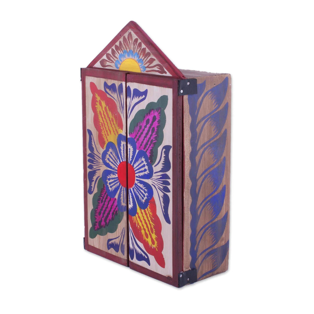 Wood and Plaster Dance Retablo from Peru - Christmas in Peru