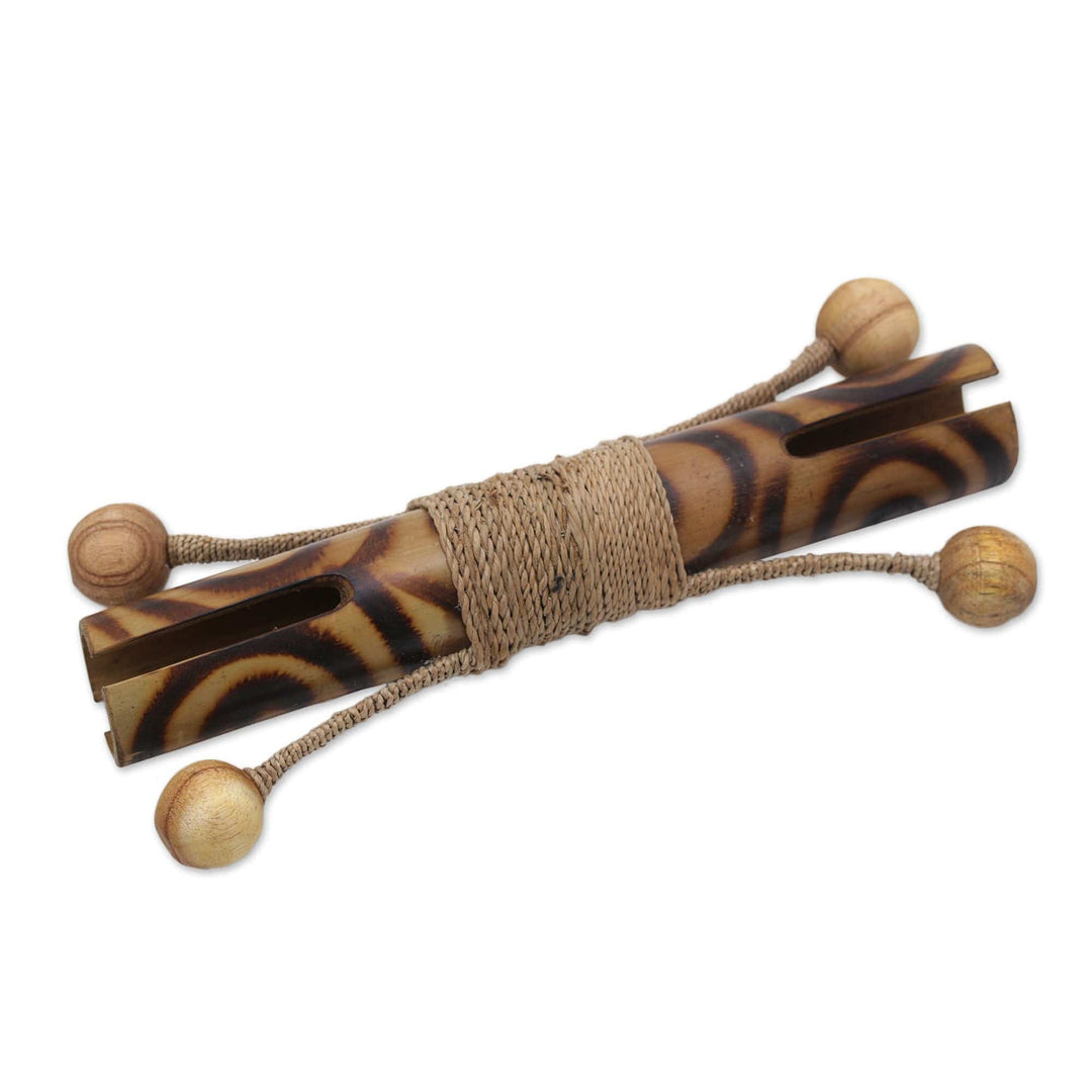 Bamboo Percussion Instrument Handmade in Thailand - Homeward Melody