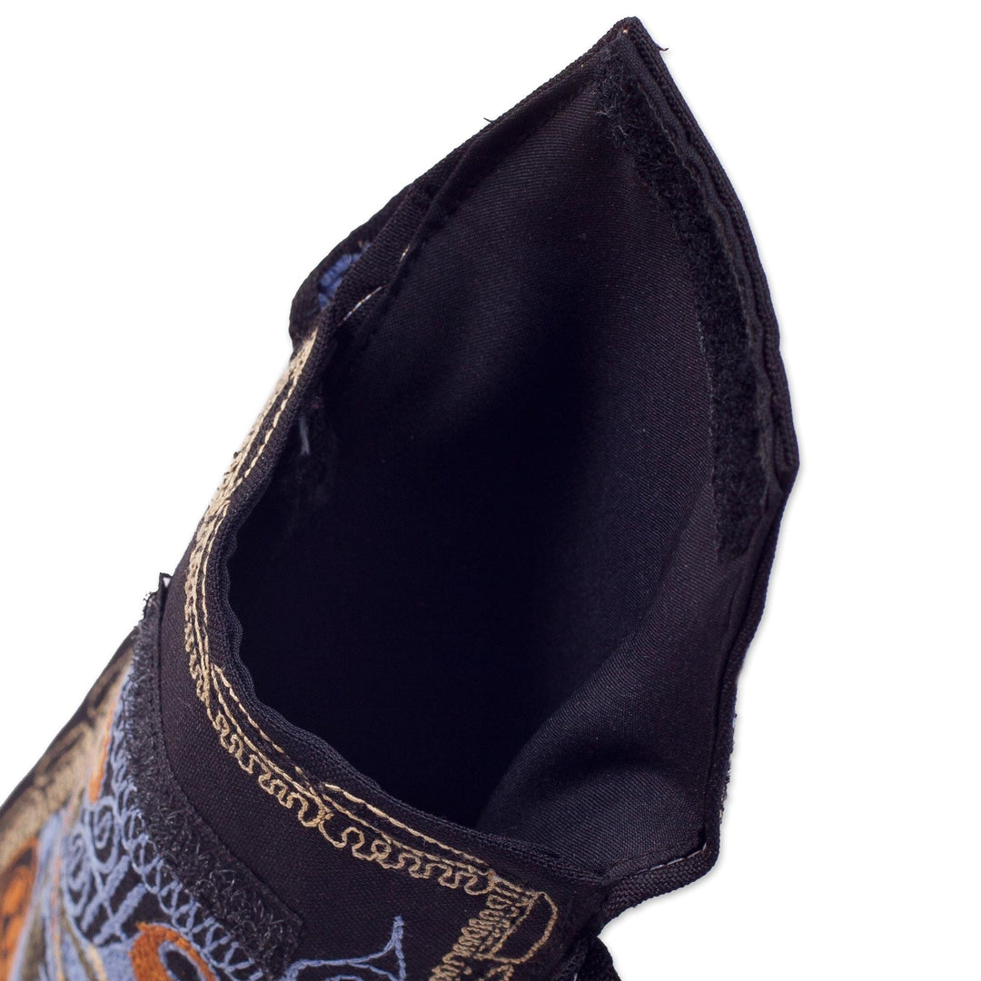 Handcrafted Embroidered Eyeglasses Case from Peru - Life in the Valley
