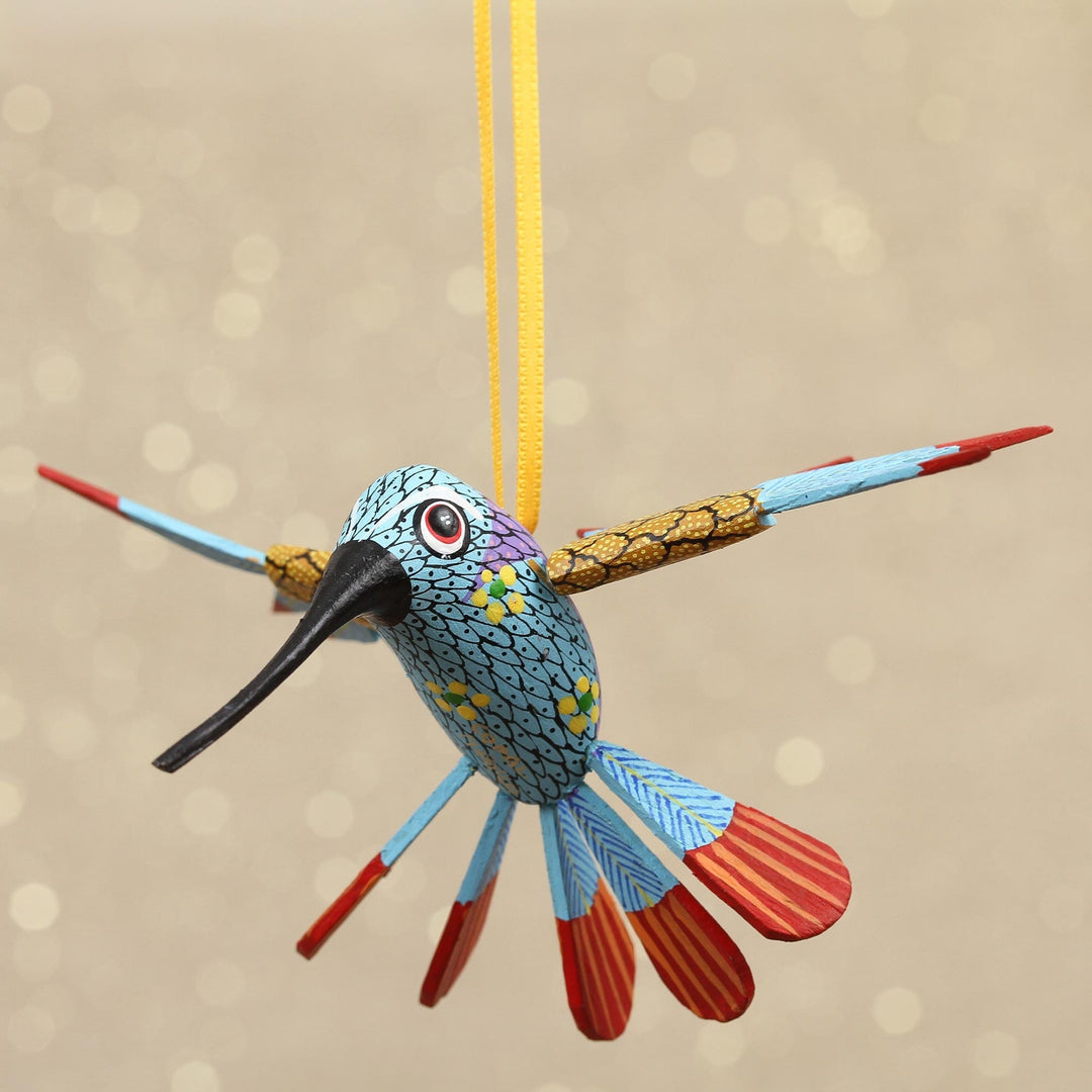 Paper mache hummingbird art cheapest , hanging birds decoration