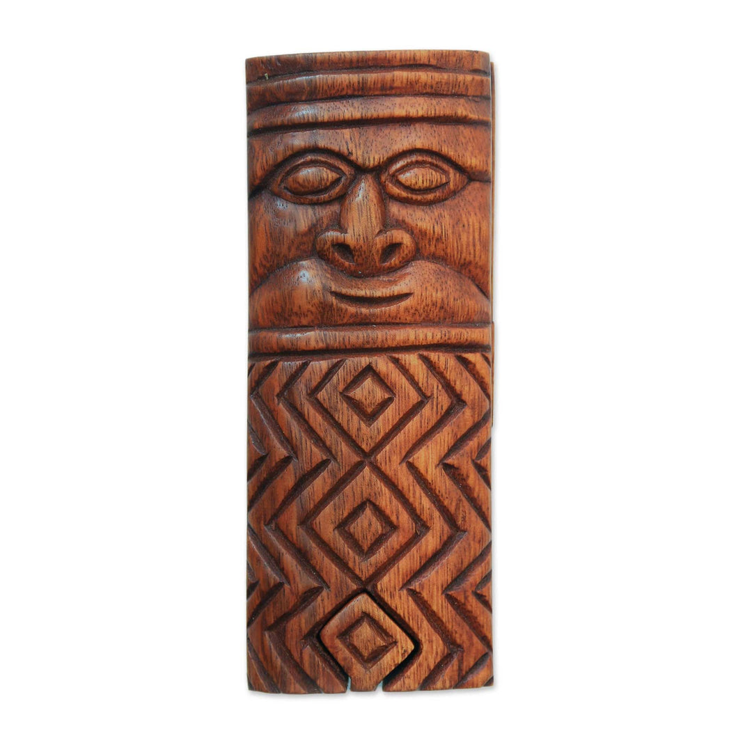 Ethnic Suar Wood Puzzle Box from Bali - Ethnic Tribe