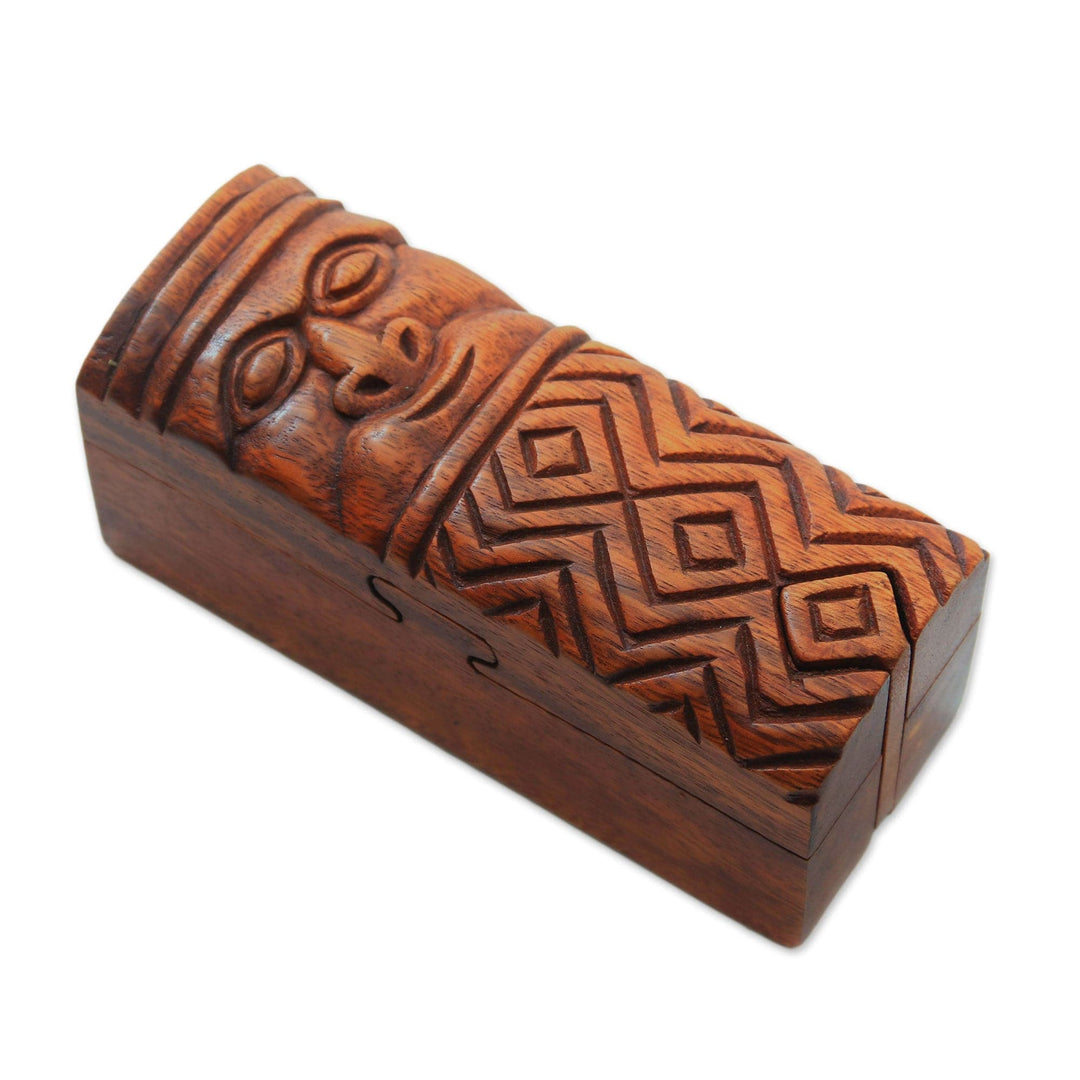 Ethnic Suar Wood Puzzle Box from Bali - Ethnic Tribe
