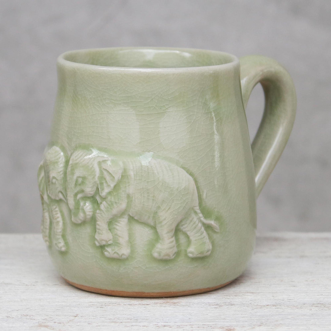 Playful Elephants
