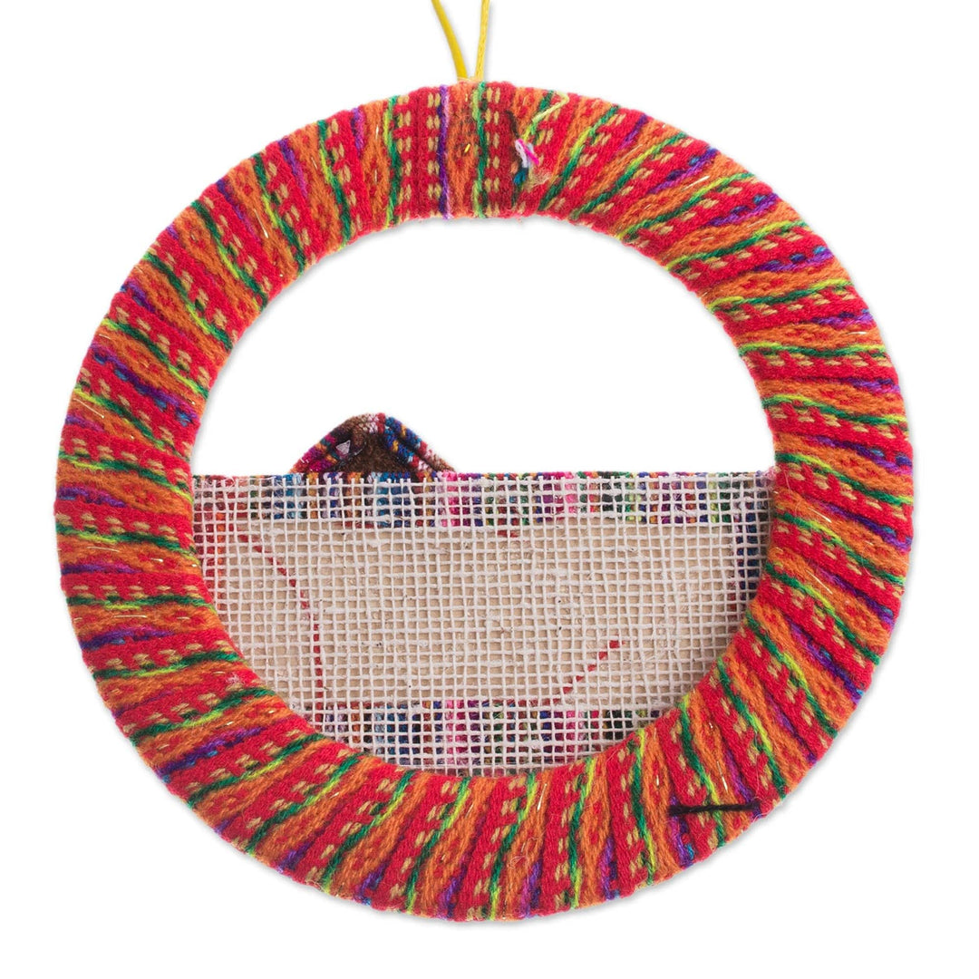 Fabric Nativity Scene Ornament Handcrafted in Peru - Happiness in the Andes