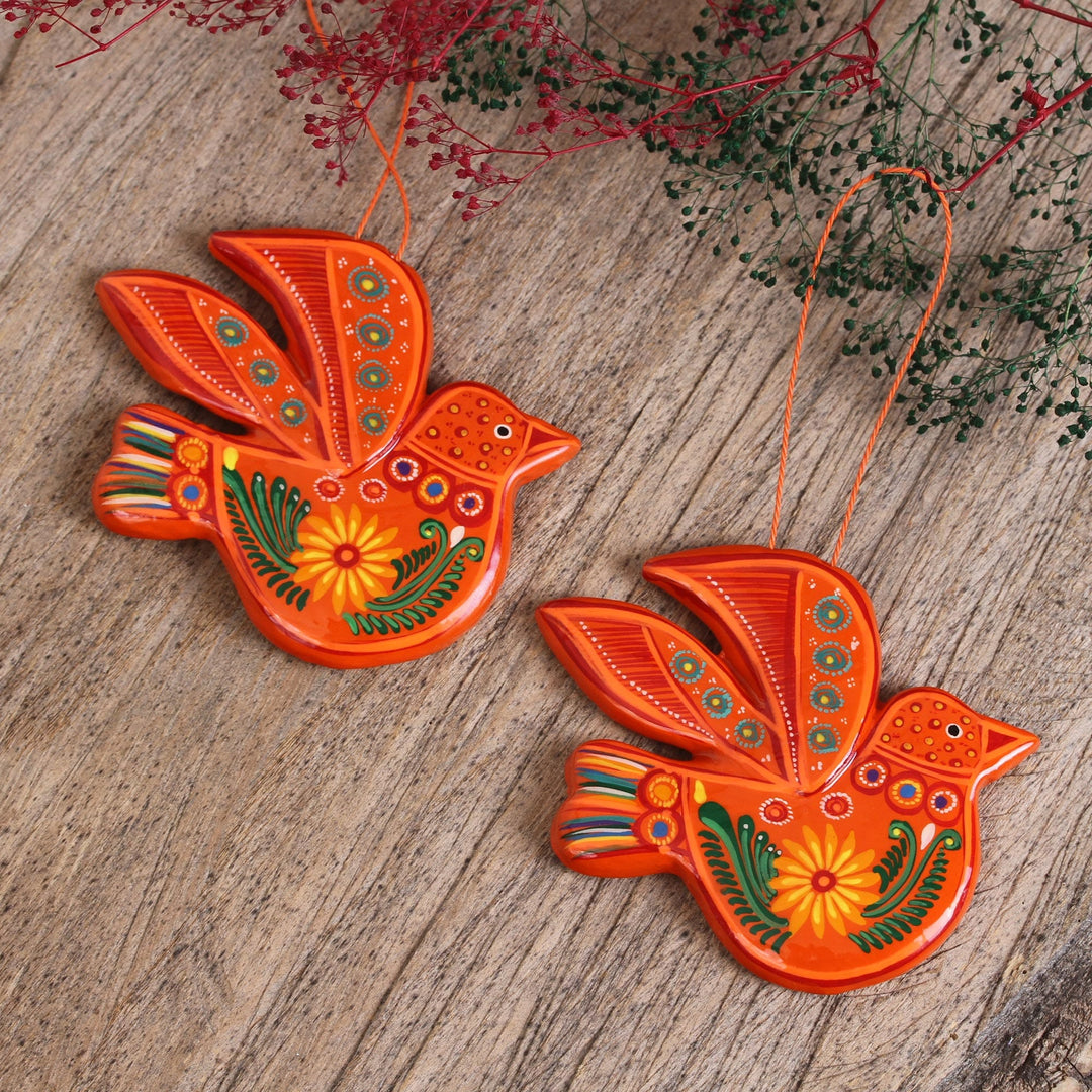 Orange Doves