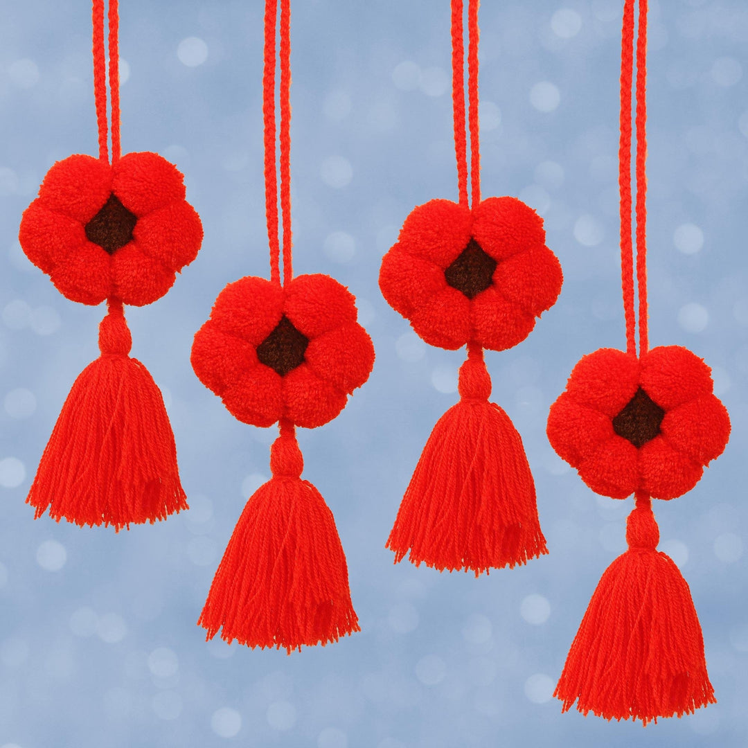 Flower Festivity in Scarlet