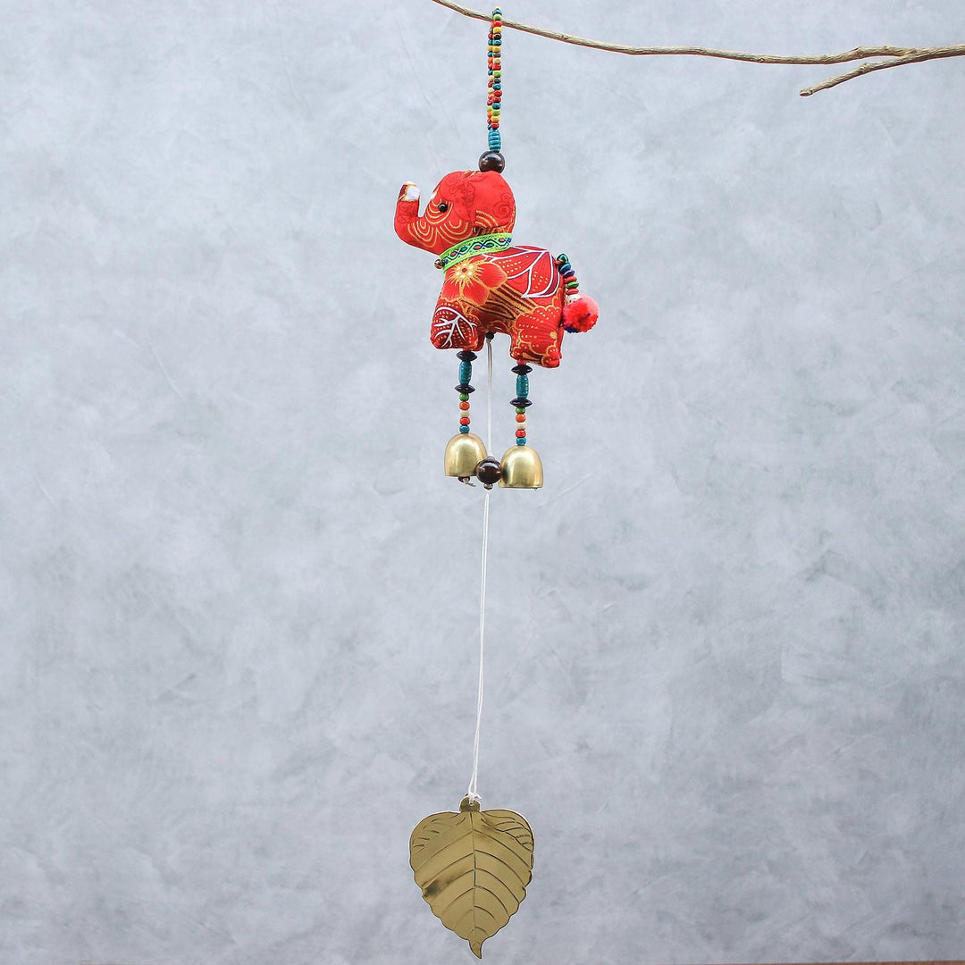 Elephant Dance in Red