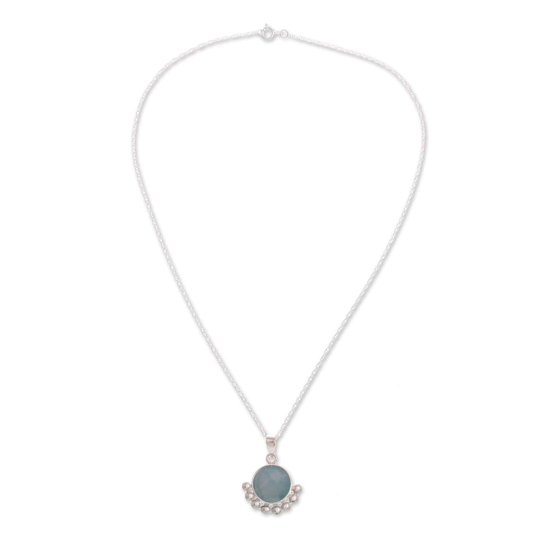 Blue Opal Pendant Necklace - Bauble Delight