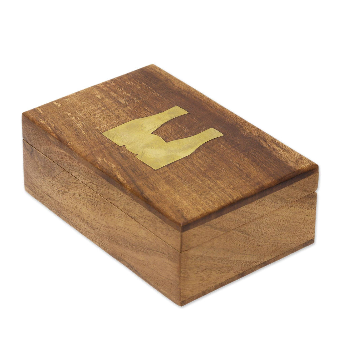 Handcrafted Acacia Wood Bowling Game from India - Strike or Spare