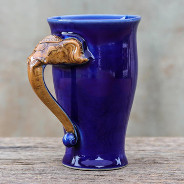 Elephant Handle in Blue