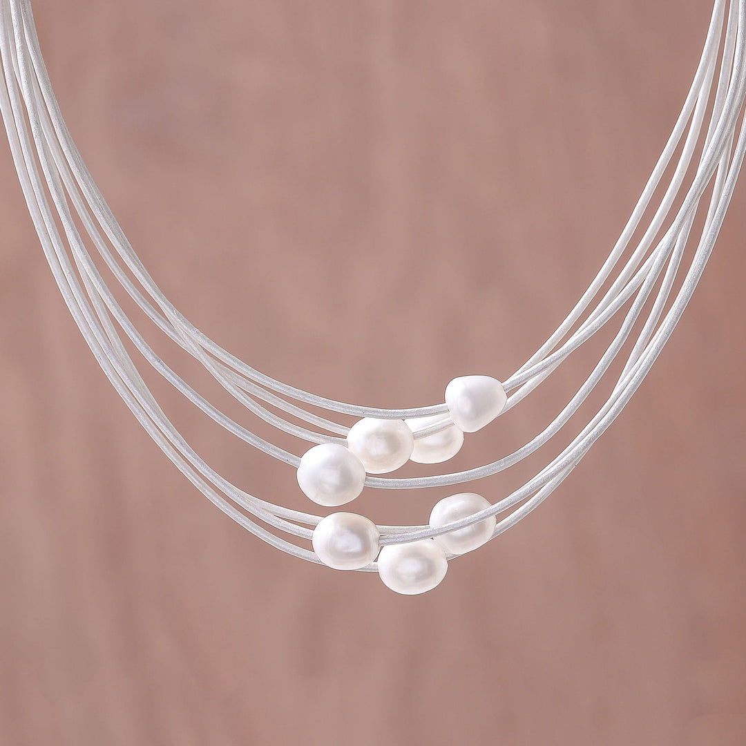 Luminous Pebbles in White