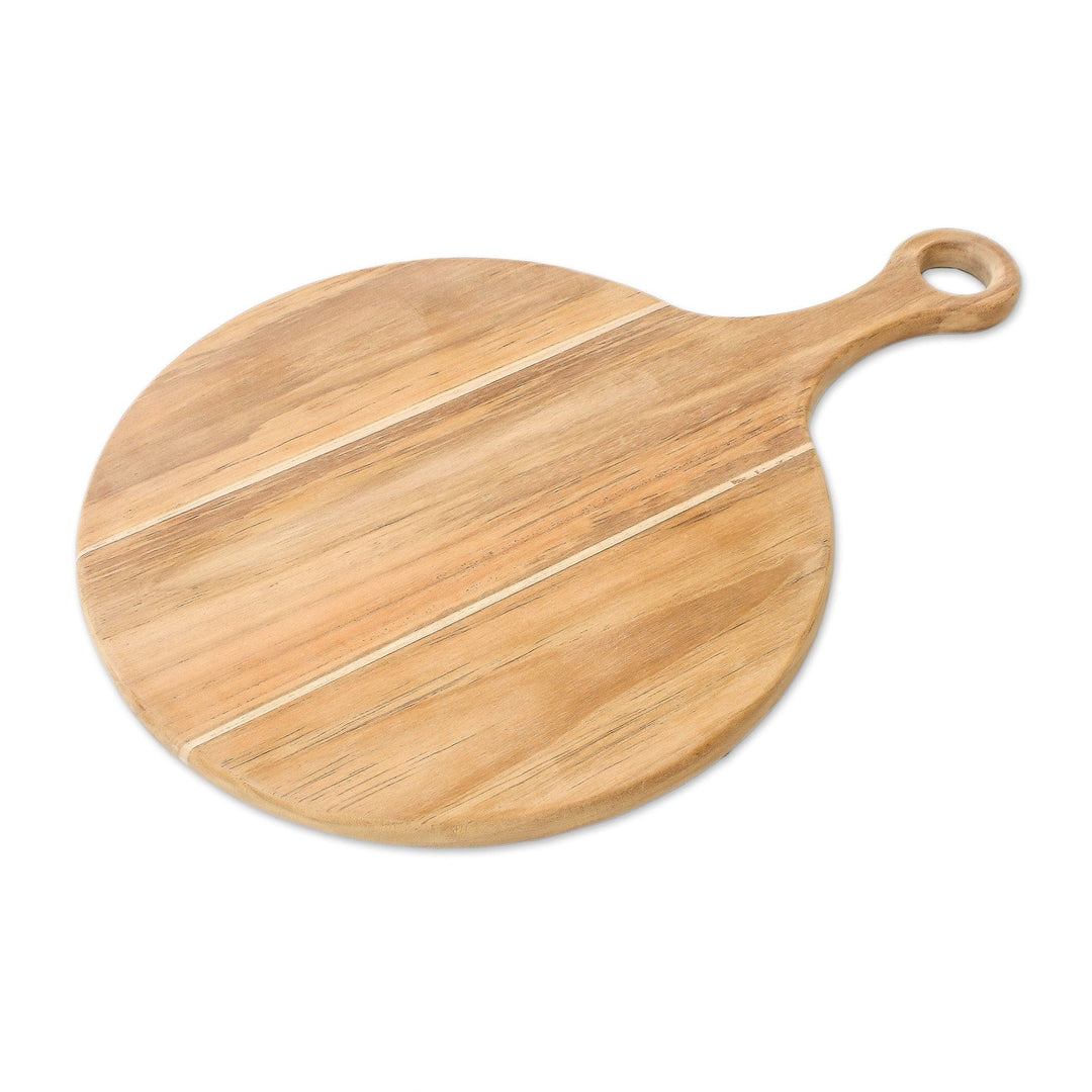 Handmade Teak Wood Cutting Board Crafted in Thailand - Cook with Joy