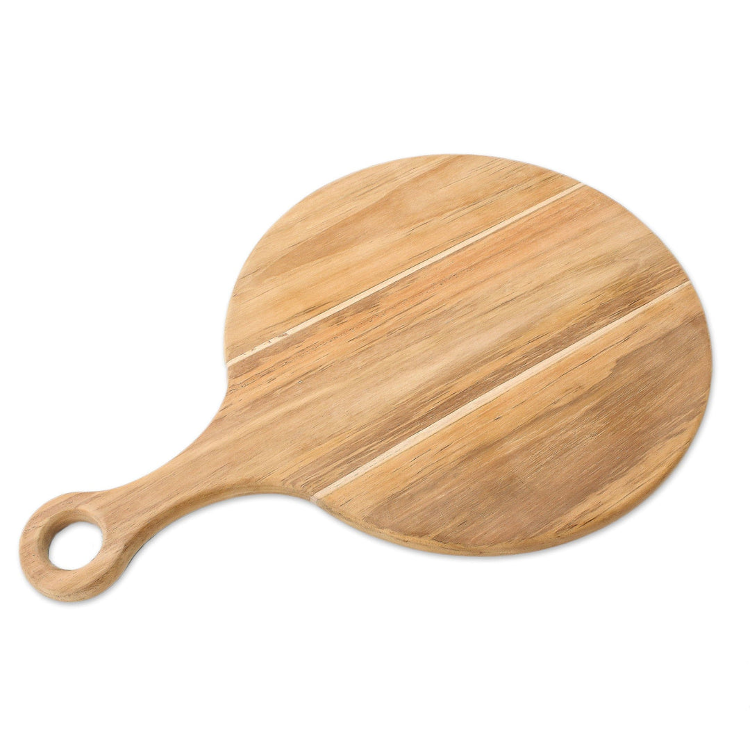 Handmade Teak Wood Cutting Board Crafted in Thailand - Cook with Joy