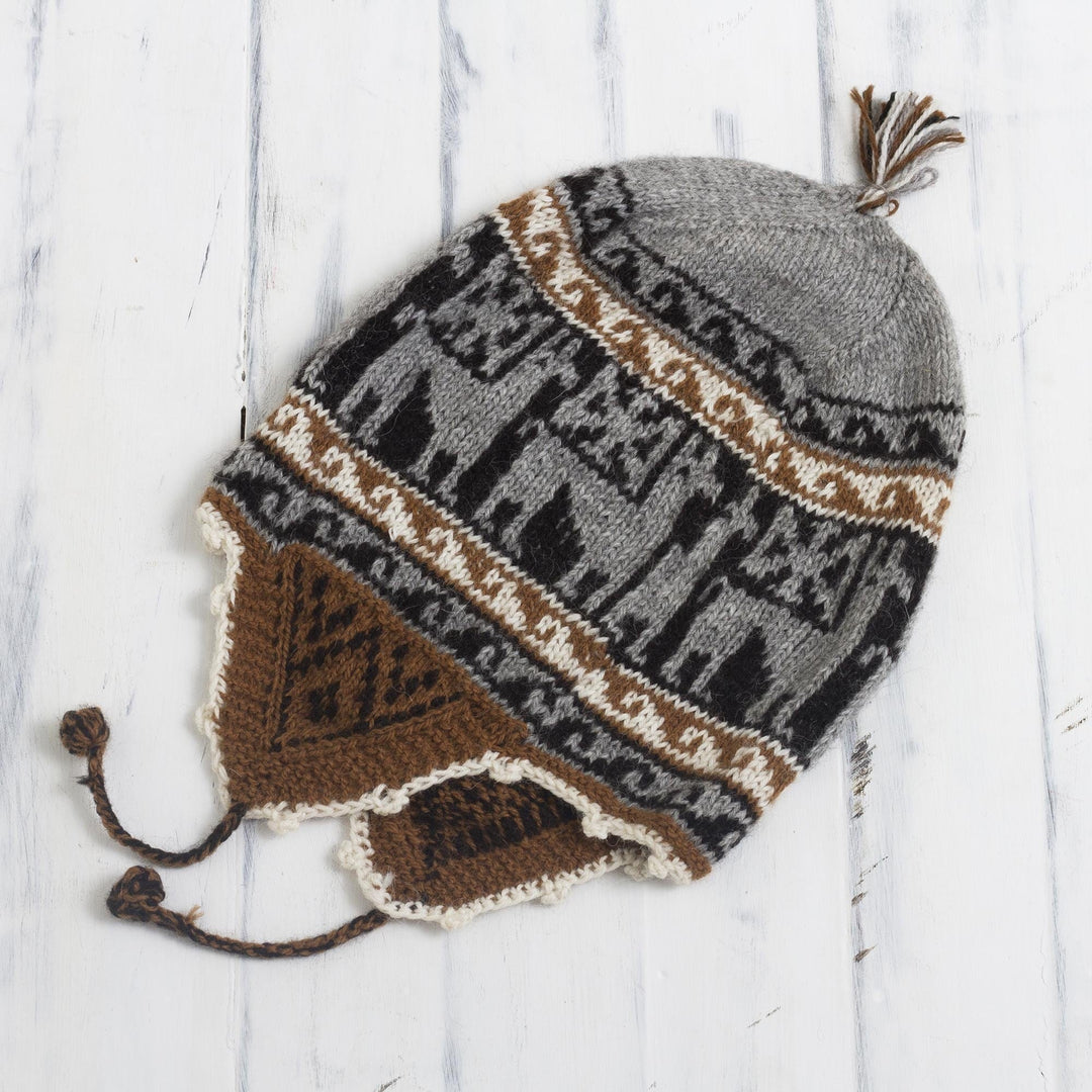 Llama Silhouette in Smoke