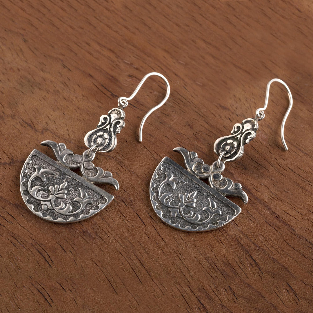 Sterling Silver Dangle Earrings Handmade in Armenia - Ancient Beauty