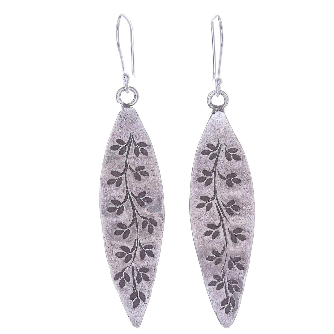 Dangle handcrafted 950 silver sold earrings, Mother’s Day Gift