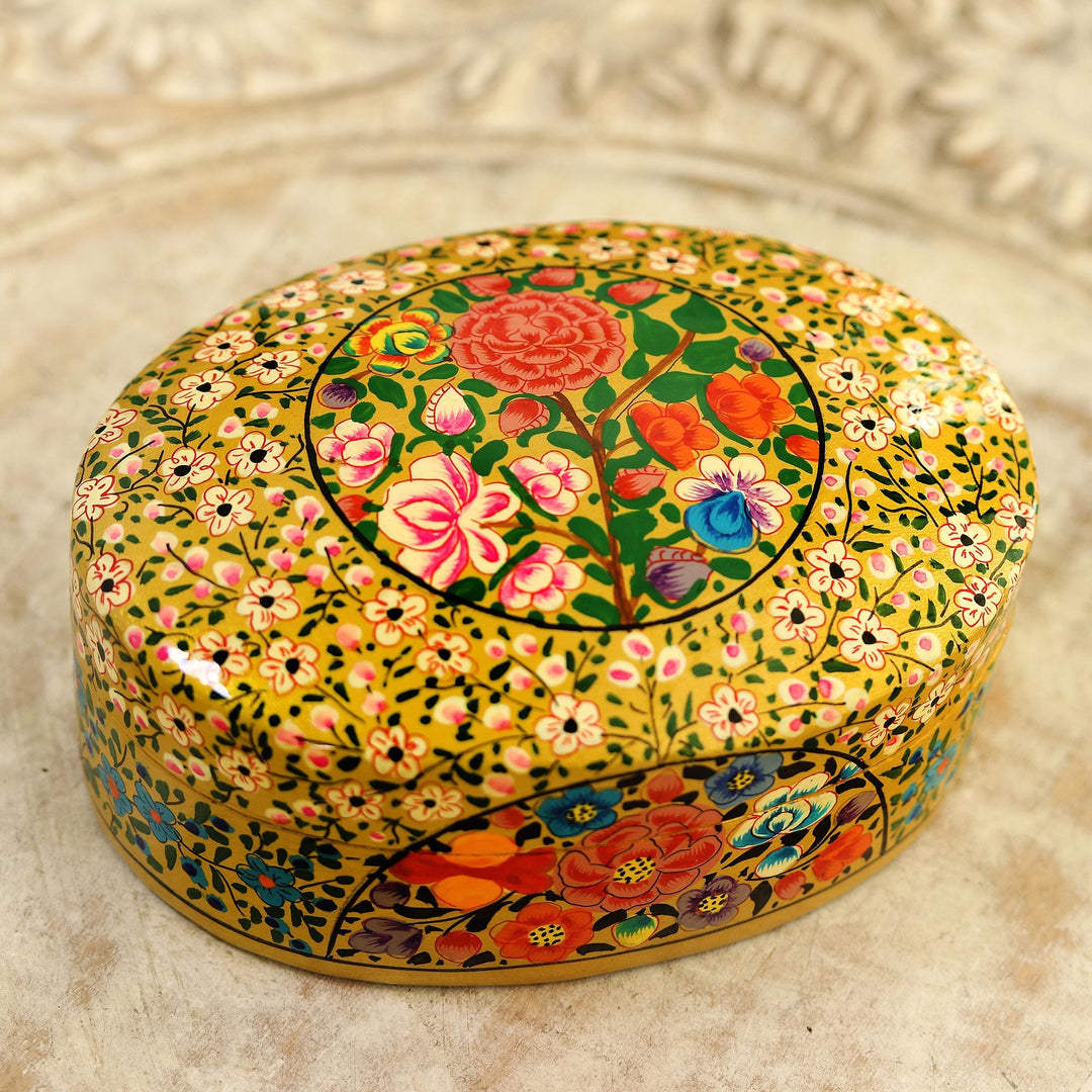 Spice Assortment in Hand Painted Kashmiri Gift Box