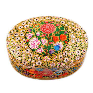 Handmade Papier Mache Decorative Box - Kashmir Essence