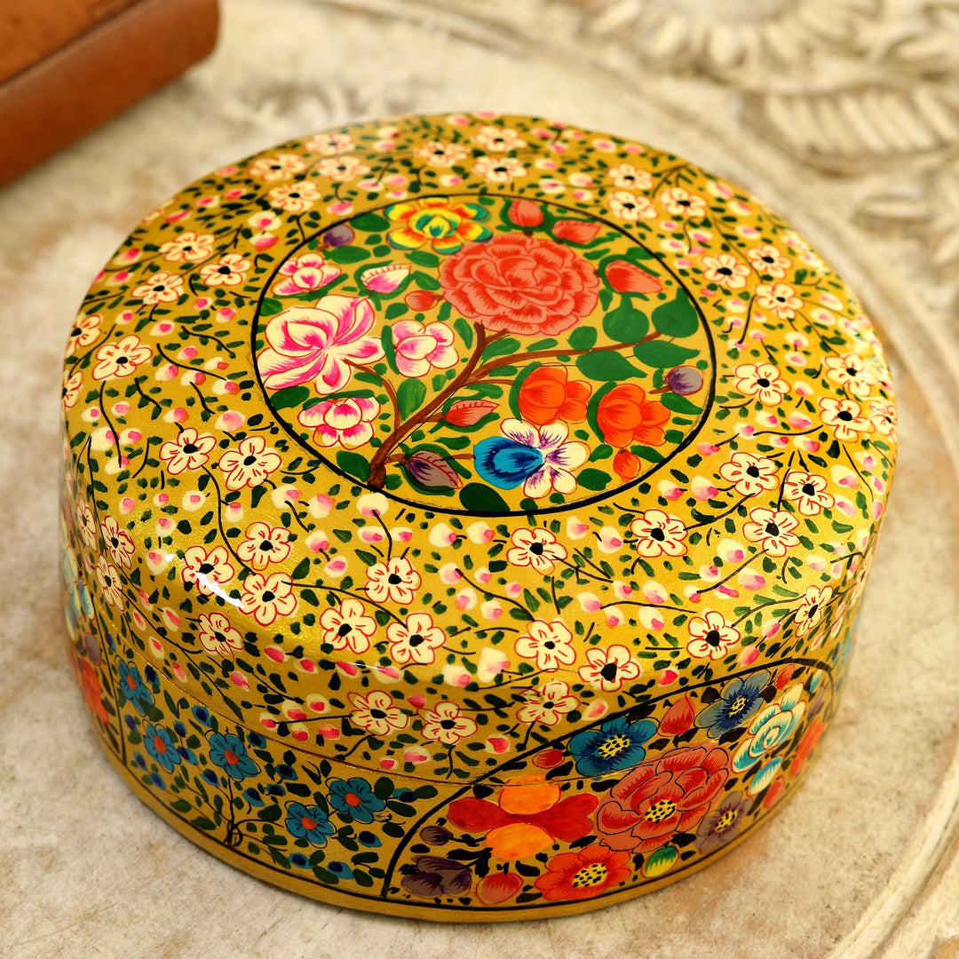 Willow Round Fancy Kashmiri Cane Gifts Baskets at Rs 750 in New Delhi | ID:  21438596330