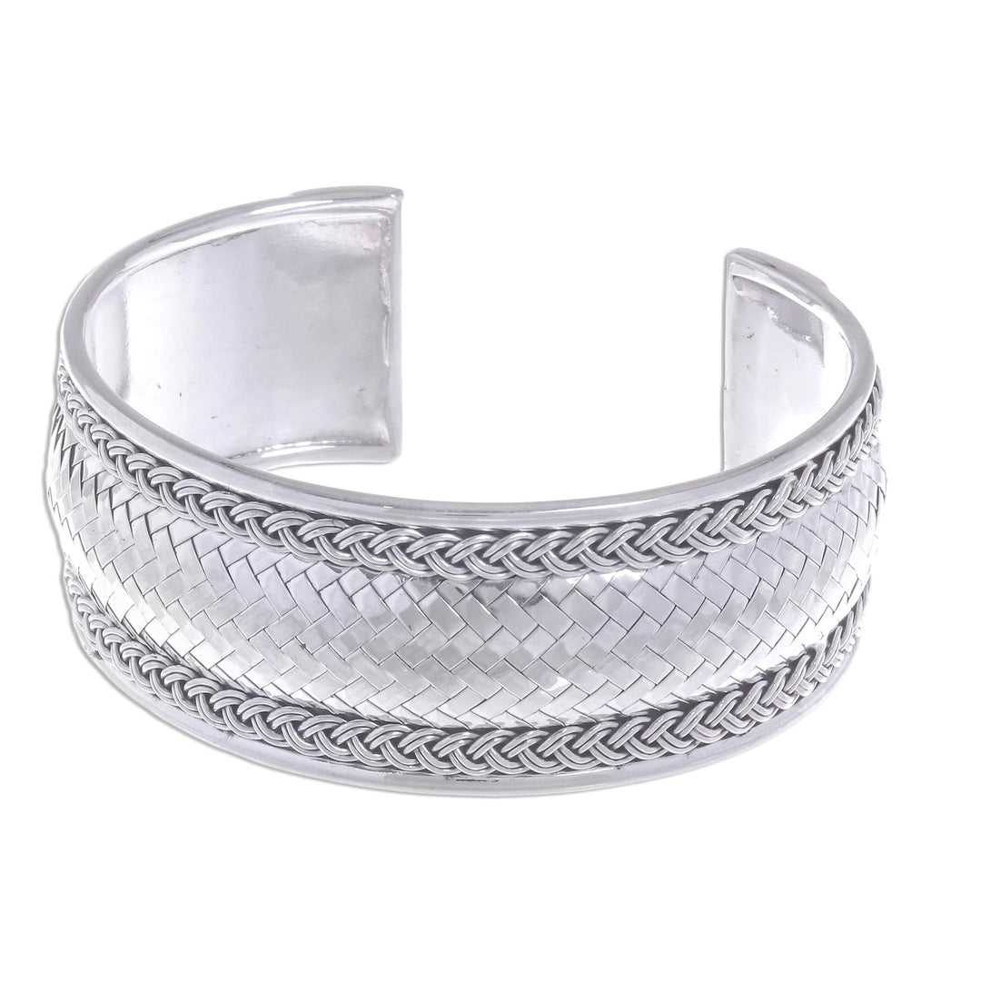 Sterling Silver Cuff Bracelet from Thailand - Bright Journey