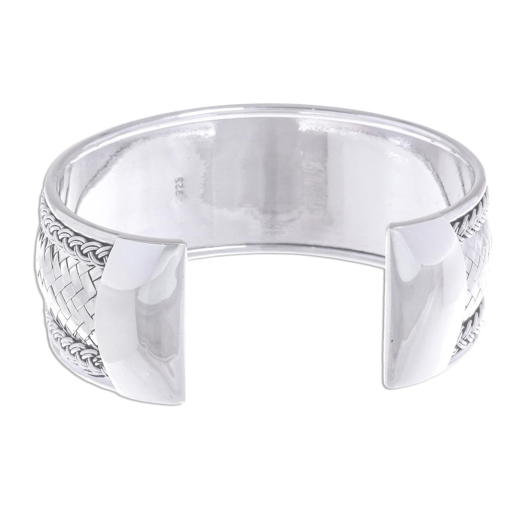 Sterling Silver Cuff Bracelet from Thailand - Bright Journey