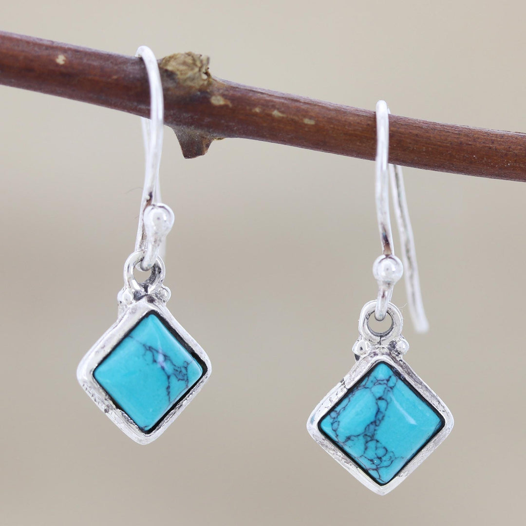 Sterling Silver Dangle Earrings from India - Happy Kites