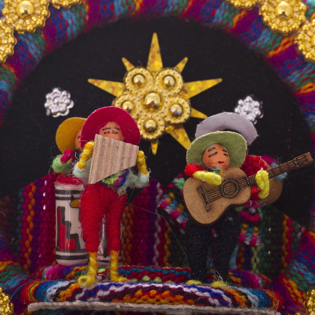 Handmade Peruvian Christmas Carol Ornaments (Pair) - Christmas Carol Party
