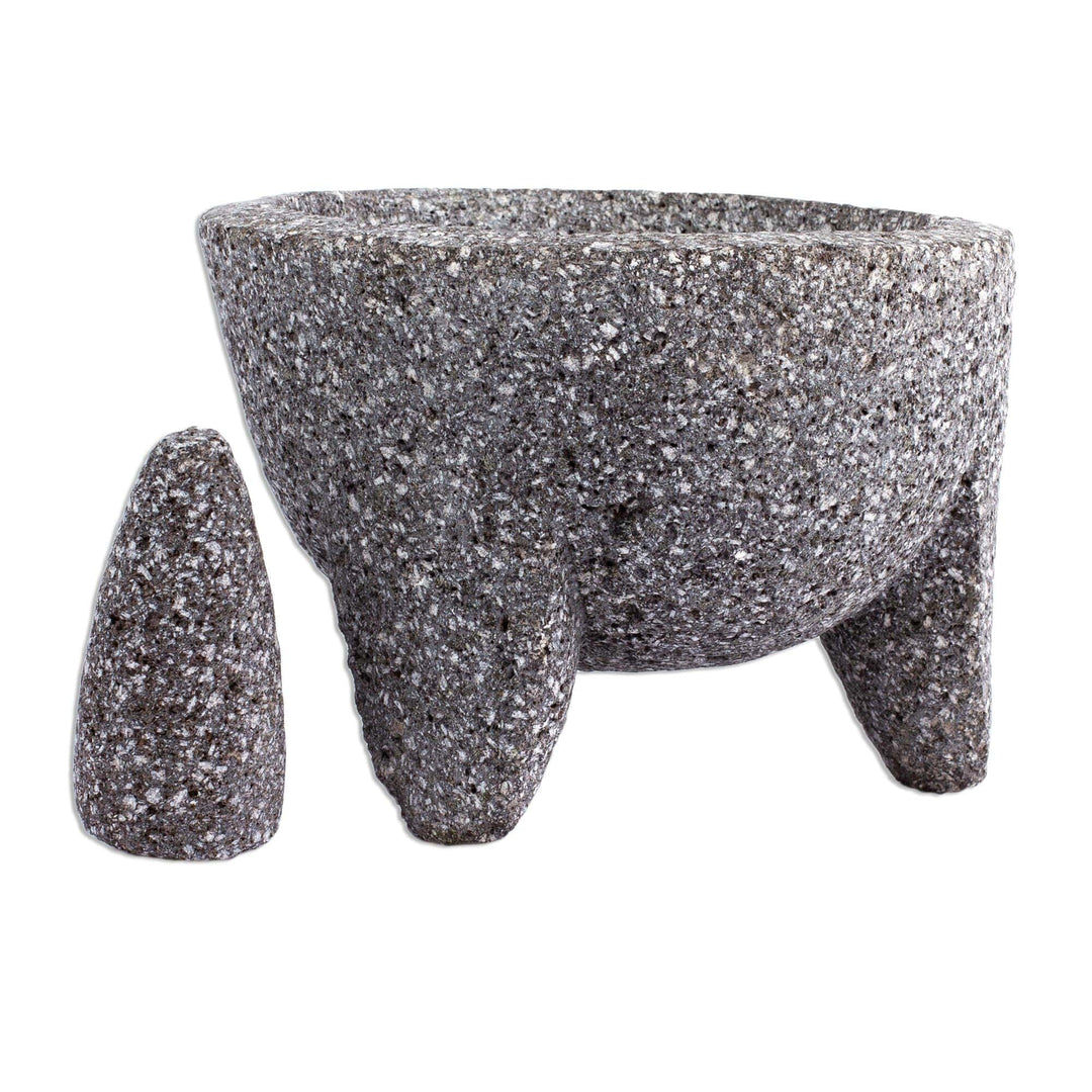Traditional Basalt Mexican Molcajete - Grand Tradition II