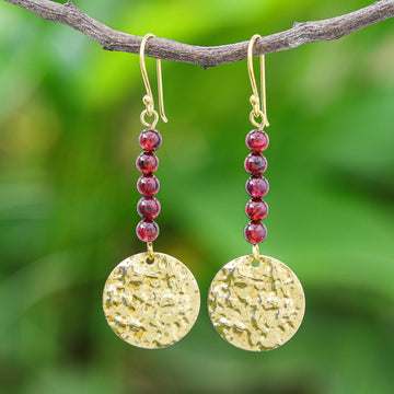 Golden Coin in Red