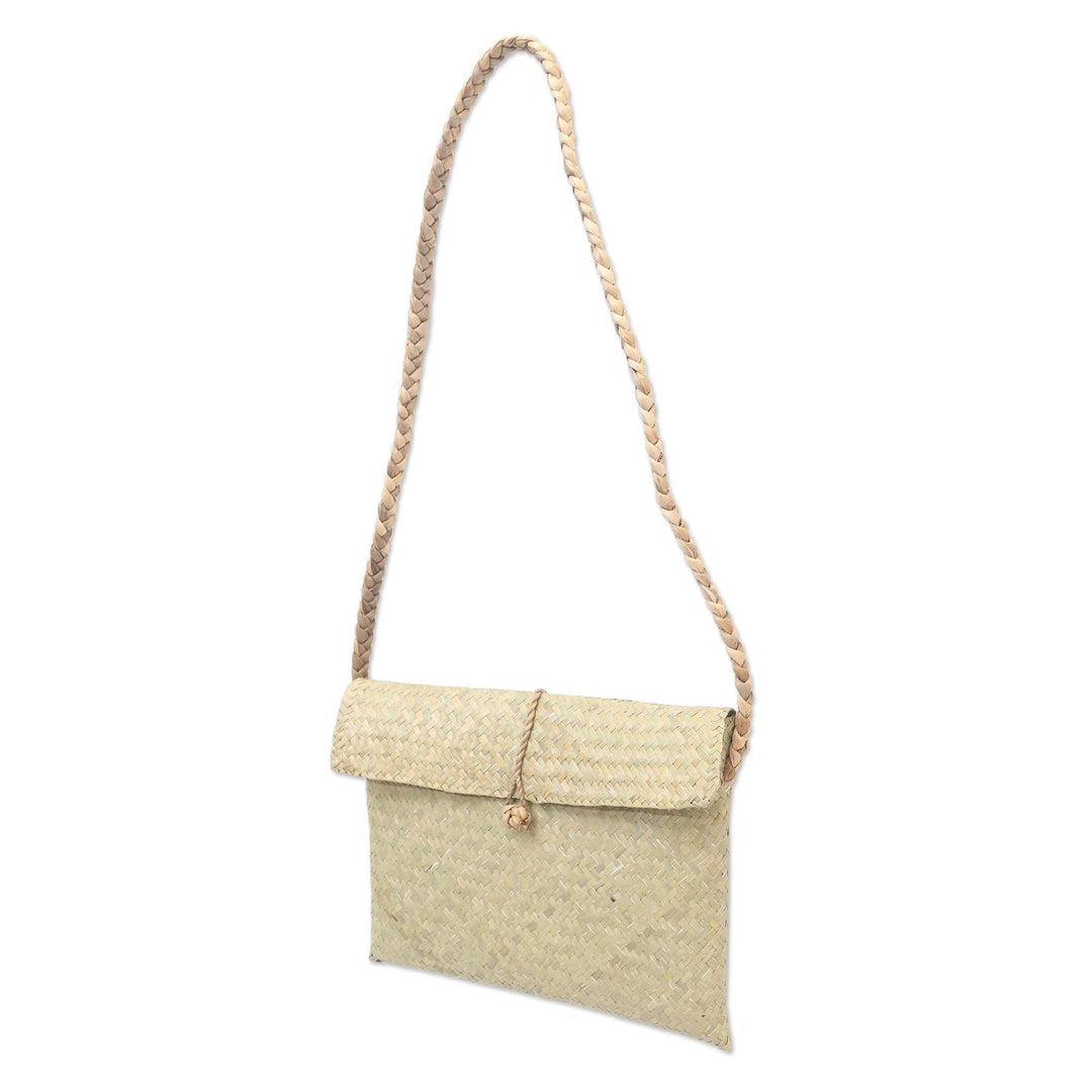 Hand Woven Natural Fiber Shoulder Bag - Easy Going